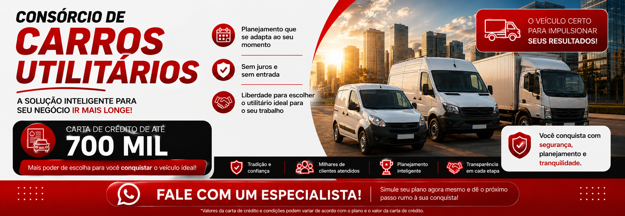 Consórcio para Utilitários